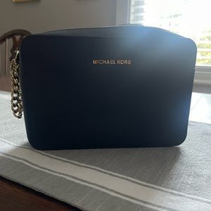 Navy blue Michael Kors purse